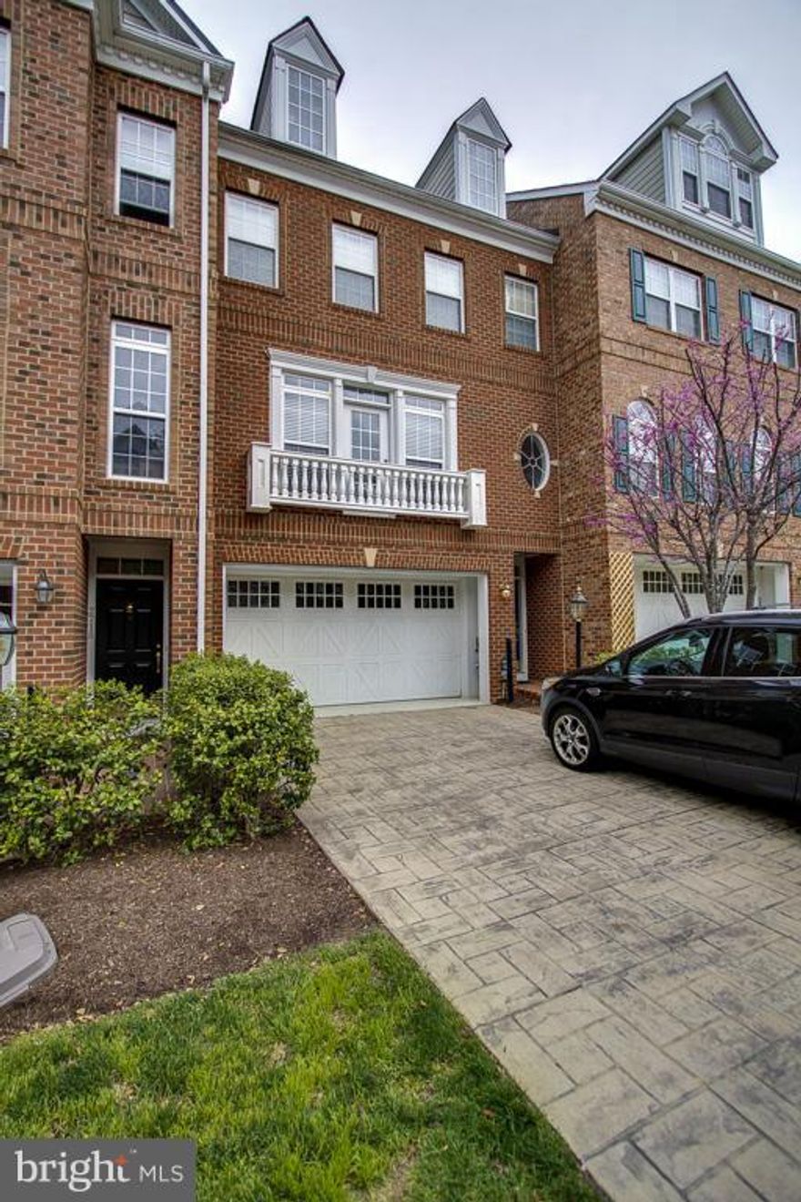 Listed & Sold Simultaneously. Gorgeous brick TH w/ gourmet kit w/granite; island; wall oven & custom built kitchen table & bench. Living rm w/custom built ins & slider to deck. Finished bsmt w/full bath; bump out for office & newer tile floor. Incredible master w/sitting room & custom bath w/ marble double vanity; soaking tub & shower w/custom tile work. Dual HVAC in 2017. New paint & carpet.