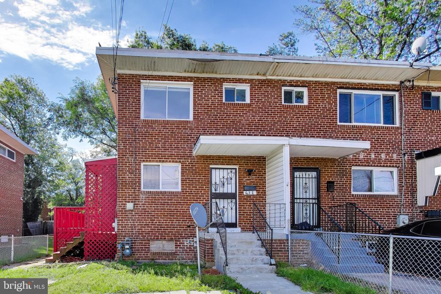 Welcome to 637 Maury Ave, a charming and beautifully maintained two-bedroom, two-bath end row home that perfectly combines comfort and style. As you step inside, you'll be greeted by stunning hardwood floors that create a warm and inviting atmosphere throughout the living spaces.

This lovely home features a spacious living room, ideal for entertaining or relaxing with loved ones, and an updated open kitchen that offers modern appliances and ample counter space, making it perfect for culinary enthusiasts. The generous-sized bedrooms on the second floor provide abundant natural light and comfort, ensuring a cozy retreat at the end of the day.

The fully finished basement expands your living space and includes a full bath, making it a great area for guests, entertainment, or a private home office. You'll also find the convenience of an in-unit washer and dryer, adding to the home's functionality.

Enjoy outdoor living with a delightful backyard, perfect for gardening, entertaining, or simply unwinding in the fresh air. The side porch adds additional charm and is a great place for morning coffee or evening relaxation.

Conveniently located in the heart of Oxon Hill, this home is just minutes away from parks, shopping, dining, and major highways for easy commuting. Don’t miss the opportunity to make this beautiful home yours—schedule a showing today!