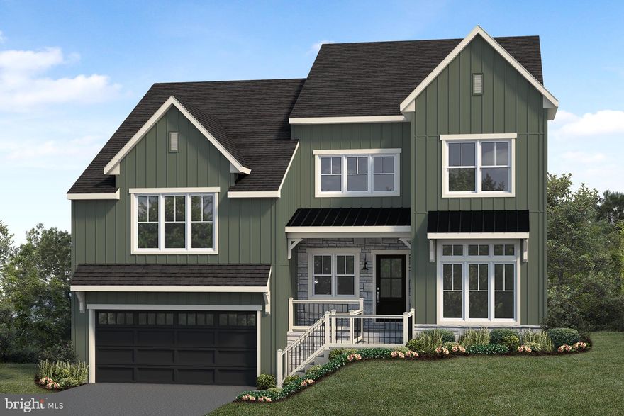 UNDER CONSTRUCTION – AVAILABLE THIS SUMMER: This charming home features an owner's suite on the main level and a 2-car, lower-level garage. Upon entering the foyer, there is a private study and stairs to the main level. Stylish vinyl plank flooring flows throughout the main living areas. The kitchen is well-equipped with enhanced cabinetry and appliances, quartz countertops with tile backsplash, and a large pantry. The dining area has sliding glass doors to the rear patio and is adjacent to the bright and airy great room warmed by a fireplace with box beam mantel. The owner’s suite includes an expansive closet and a private bathroom with a tile shower and double bowl vanity. The upper level is complete with 3 bedrooms, a full bathroom, and a flex room that can be used as a second office, playroom or other versatile space.