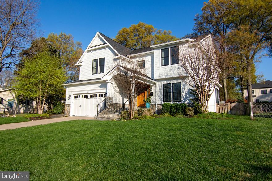 You will not want to miss this one. Custom built by Fisher Custom Homes with over 5,300 sq ft with 5BR and 4.5 BA. Move in ready in the heart of Vienna. Arched hardwood door opens into a stunning foyer with paneled walls to greets you. Beautiful hardwood floors on main and upper level. Home office off foyer with built-ins, reset lighting, glass pocket doors and plantation shutters. Formal DR with built in bar and glass pocket doors. The kitchen has 9ft marble island, upgraded SS appliances, large panty, great cabinet space and floating shelves. This is a true chef's kitchen which is flooded with natural light. Breakfast area between kitchen and family room. Family room off kitchen with built in shelving, gas fireplace, and SGD to trek patio. Whole house has A/V surround sound for your enjoyment.
There is a mud room off the Family room leading to over sized garage. Mud room has a door that opens to the  side yard ( great for pet access). The garage has great storage with custom shelving, car charger, epoxy floor coating and freezer. 
Extra large wide stair case with huge window to second floor. Large primary BR with tray ceiling, two walk in closets with custom built in shelving leads to bright spa bath with soaking tub, over sized shower and separate vanities. Nice size additional three BR each with bathroom access and walk in closets. Separate Laundry  with ceramic tile floor and great cabinet storage. 
Finished lower level with great room has built in cabinets/shelving, gas fire place, wet bar, walk in closet. FR door  exits to walk up stairs to side yard. Home gym with wall of mirrors and rubber floor. The fifth bedroom with access to full bath. Large storage/utility at bottom of stairs.
Exterior has professionally landscaped yard, under ground irrigation, landscaped lighting. Private large back yard is perfect for entertaining. Fully fenced with large trek patio, stone fire pit and kids swingset. All this is just blocks to W&OD bike path, Vienna Elementary, Vienna Community Center, Town athletic fields and Maple Ave shops and restaurants. Only 1.6 miles to Vienna /Fairfax GMU metro station. Minutes to Tysons, I66/495.