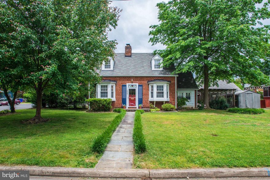 New price on this classic Cape Cod in popular Glencarlyn! The home is walkable to several schools (Carlin Springs/Kenmore/Washington & Liberty pyramid) and only a few short blocks from Glencarlyn Park and a nice nature walk to Long Branch Nature Center.  It's only a short drive from shops, Ballston Quarter, the Pentagon and HQ2. This darling home features hardwood floors on the main and upper levels, an updated kitchen, and wonderful private patio space.  Both the dining room and the living room have large bay windows that bathe the rooms in natural light and have space to sit! The upper level features 2 bedrooms, each with 2 closets.. There is a full bath on this level. The main level includes the large living room with gas fireplace and a formal dining area. The galley kitchen features dark granite countertops to contrast with the white cabinets and appliances. From the kitchen, step out to the expansive, pergola-shaded back decking where one can barbecue and entertain outdoors in total privacy! The lower level is unfinished with laundry, utilities, and a half bath. The lower level features a new sump pump with marine backup battery as well as a new French drain and existing sump pump with new motor.