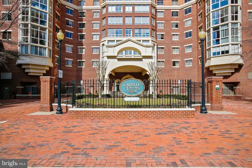 Welcome to #1503, a cozy and beautifully updated 1-bedroom, 1-bath condo nestled in the heart of Alexandria’s Carlyle District. This light-filled space offers the perfect mix of comfort and city convenience. The open layout features new flooring throughout, fresh paint, an updated kitchen with new quartz countertops and brand-new appliances— making meal preparation and clean up an ease. The spacious bedroom with its own striking views features two closets, one being a walk-in. The recently updated bathroom is spacious with updated flooring and new counters. The in-unit washer and dryer add to your everyday convenience. The enclosed sunroom delivers breathtaking views from the 15th floor, inviting you to sip your morning coffee or unwind after a long day. This space would also make an excellent office space, sitting room, or a range of uses that fit into your lifestyle. You’ll appreciate the dedicated garage parking space and extra storage bin, in a secure garage. Located in the highly desirable Carlyle Towers, enjoy top-tier amenities including an outdoor pool, tennis courts, fitness center, and concierge service  Just steps to King Street Metro, Eisenhower Metro, PTO building, Whole Foods, AMC Theaters, and the boutiques and dining of Old Town Alexandria, this location is a dream for commuters and city lovers.