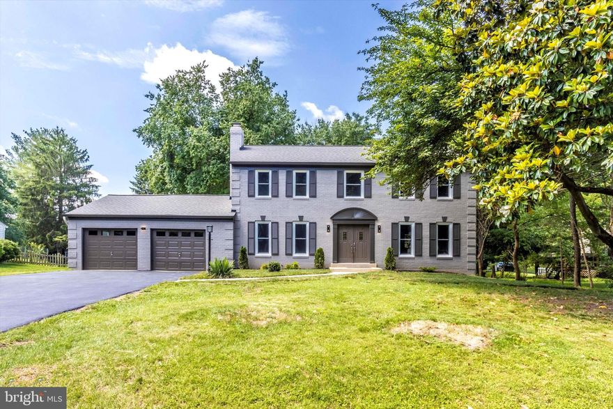 Beautiful renovated home, 4 beds and 3.5 baths, on a quiet street, featuring a new spacious upgraded kitchen with quartz countertops and new stainless steel appliances, and walk-in pantry, room for a kitchen table. Hardwood floors, separate formal dining, a first floor office and mud room. The upper floor features 4 bedrooms and 2 baths. The owner's bedroom with 2 closets, one walk-in, and a specious bathroom with double vanity. Finished basement with incredible recreation room, new full bathroom, guest or gym room and laundry room. New roof, new windows, new furnace and two new HVAC systems. All recessed lights and fixtures are brand new. Nice partially fenced backyard is the perfect lot for entertainment or recreation.  Great location. Close to major community routes ICC 200, Georgia Ave.  Close to many local parks, restaurants, and shopping. Move in ready!