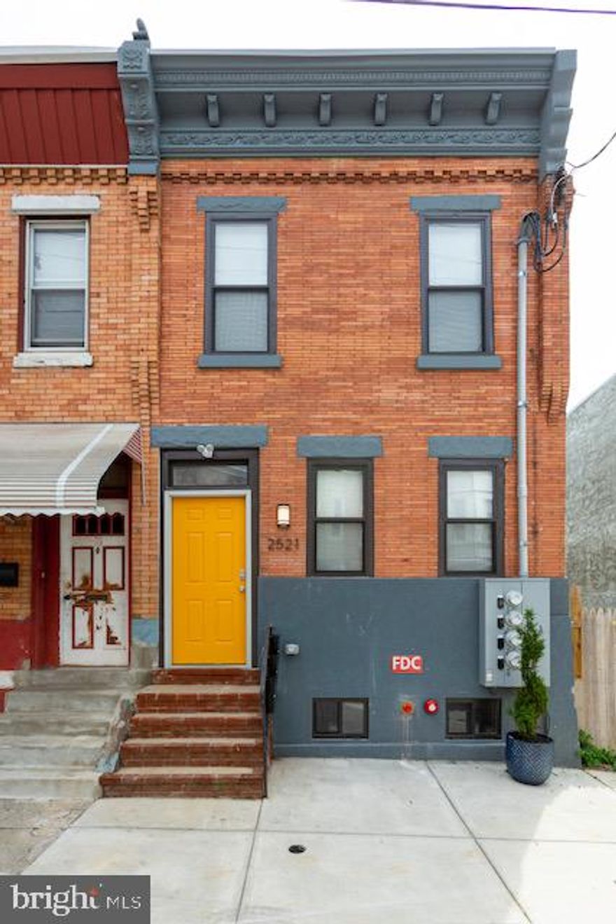 Redbrick boutique triplex: newly renovated, fashionably designed, and optimally located by Fairmount Park — now for sale in Philadelphia, Pennsylvania. Ideal for owner occupant (qualify for 5% down) / house hacking scenario — live in one unit, rent the others, subsidize mortgage payments with rental income. 9 years left on 10 year tax abatement. UNITS: unit 1 = 2bd x 2ba. Unit 2 = Junior 1bd x 1ba. Unit 3 = 1bd x 1ba. Rents are under market and can be raised with hands-on ownership/management. Enquire within for financials.