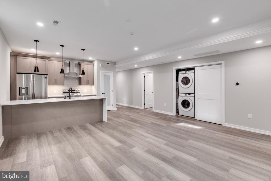 Welcome to 752 S. 16th St! This stunning newer construction building in Graduate Hospital offers luxurious space at a great value. Enter your front door and immediately notice the great natural light from the large windows. Step across the beautiful flooring to your modern kitchen featuring all brand new stainless appliances, Calacatta quartz counter tops with bar seating, and ample cabinet space. Entertain friends and family in your large open concept main living space. NEST Thermostats, Washer/Dryer in unit and Video Intercom to the front entrance are just some of the many thoughtful features included. Unit 3A features three bedrooms and two bathrooms with fantastic tile, luxurious showers and large vanities. Prime Location! This property provides easy access to restaurants, shopping, schools, public transportation and much more. Easily walk to Rittenhouse Square, Center City, Sprouts Organic Market, Target, CHOP, Penn, Drexel and much more. Don't miss a great opportunity to live in this one of a kind building.