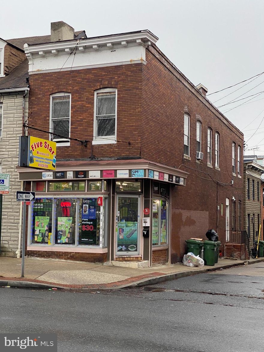 Great opportunity to own this great Mixed Use corner Building in the heart of beautiful Fells Point. On the main floor, you will find a huge Retail Space currently leased with 2 Offices and a Bathroom. There is plenty of space in the Basement for more office space and storage. On the second level which has a side Entrance, you will find what could be more office space or a two-bedroom apartment with a full Kitchen and full Bathroom. This is a truly convenient area with many restaurants, Offices, and very close to Downtown Baltimore. Current Rental Income is 2,820. This property is sold As Is and there is some moisture currently in the basement.