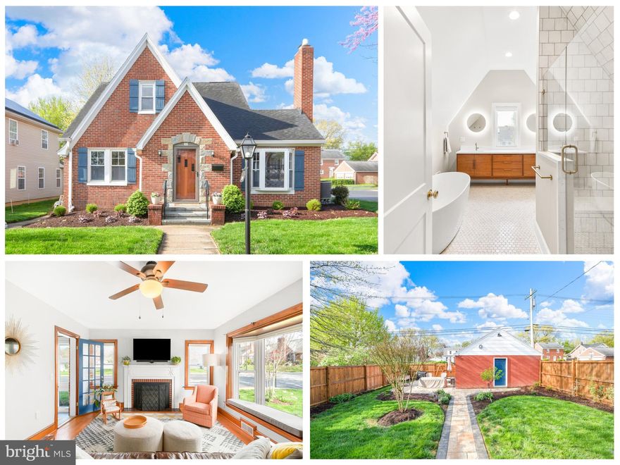 Welcome to this charming Cape Cod home in Frederick, where classic elegance meets modern comfort. Step inside and discover a residence meticulously renovated in stages for your ultimate enjoyment, ensuring quality and style throughout.

Indoors, relish the warmth of the brand-new top-of-the-line Jotul gas fireplace, perfect for cozy gatherings or quiet nights in. Previously updated by the previous owner in 2020 include a new kitchen equipped with stainless steel appliances and Quartz countertops, complemented by two main level bedrooms and a bathroom featuring marble style floors. Start your mornings in the sunroom, basking in natural light as you enjoy your coffee and plan your day. Original white oak flooring graces the main level, adding warmth and character to the home's inviting atmosphere.

Ascend to the upper level to discover the primary en-suite, a true sanctuary boasting a walk-in closet, vaulted ceiling, original refinished white oak flooring, and a primary bathroom designed for indulgence. Pamper yourself with radiant flooring in the bathroom, a luxurious shower with a Quartz radiant heated bench, and admire the custom-made walnut vanity with Quartz counters. 

Outside, embrace the beauty of the newly installed Nicolock pavers accented by a granite-colored brick pavers, creating a picturesque hardscaping feature. Spend tranquil evenings in the freshly landscaped backyard, adorned with flowering trees, ferns, and blueberry bushes, all within the privacy of a fully fenced yard. Access your two-car garage conveniently located off the alley, with additional parking provided by a spacious parking pad.

This home is not only aesthetically pleasing but also meticulously maintained, with major systems updated for peace of mind. The HVAC system, basement waterproofing system, basement windows, electric, plumbing, and insulation have all been refreshed around 2020, ensuring comfort and efficiency year-round. Plus, a second HVAC zone was added in 2022, allowing for personalized climate control throughout the home.

Conveniently located, you can easily walk or bike downtown or 3 blocks to the YMCA, immersing yourself in Frederick's vibrant culture, dining, and entertainment scene. Don't miss your chance to make this exquisite Cape Cod home your own, where timeless charm meets modern luxury.