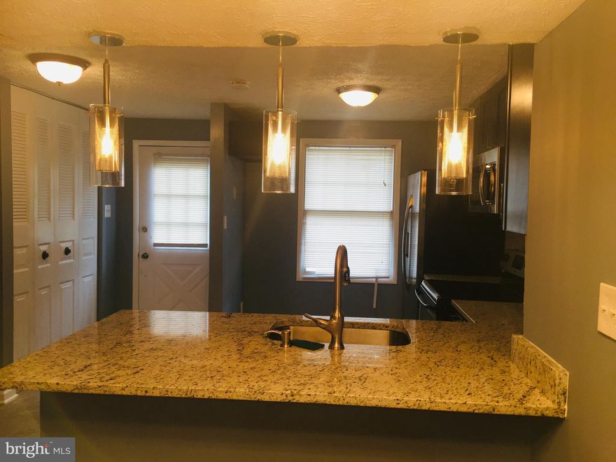 Delightful, three level, two bedroom, one and a half baths, townhome backing to a great view of towering trees. Freshly painted and ready for occupancy. Neutral colors throughout to go with all your belongings. Newly renovated kitchen, with open concept to dining and living areas. Wall to wall carpeting in basement, family room and bedrooms, new hardwood on first floor. Close to Fairfax County Parkway, VRE and Springfield Metro.