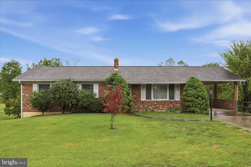 4-bedroom, 3-bath ranch home located in Woodstock with convenient access to shopping, dining, I-81, and nearby W.O. Riley Park. Property features a spacious lot, covered front carport, outdoor storage shed, and a 1-car garage located in the basement. The partially finished basement includes additional living space with one bedroom and one full bathroom. HVAC system updated in 2020. Property is being sold AS-IS and offers great potential for buyers looking to make it their own. Priced at appraised value — offering buyers confidence and built-in equity potential from day one