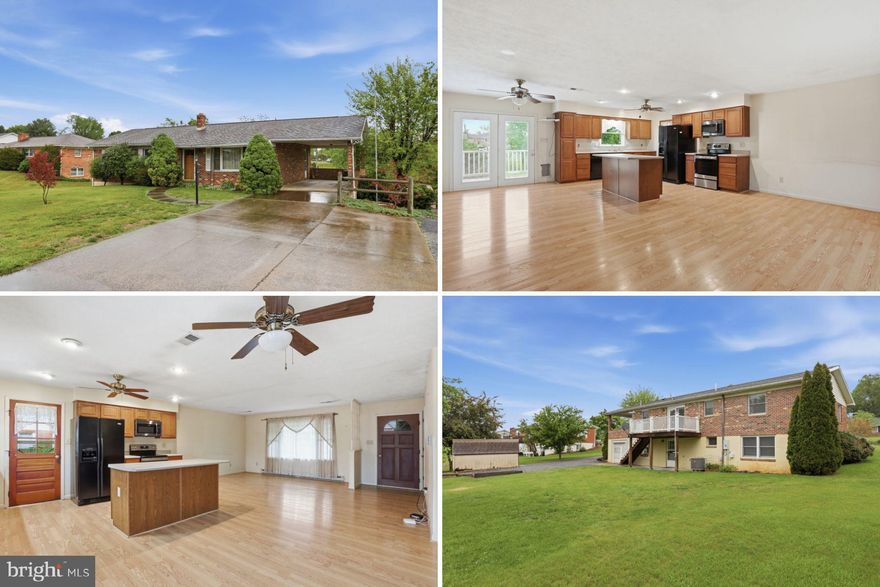 4-bedroom, 3-bath ranch home located in Woodstock with convenient access to shopping, dining, I-81, and nearby W.O. Riley Park. Property features a spacious lot, covered front carport, outdoor storage shed, and a 1-car garage located in the basement. The partially finished basement includes additional living space with one bedroom and one full bathroom. HVAC system updated in 2020. Property is being sold AS-IS and offers great potential for buyers looking to make it their own. Priced at appraised value — offering buyers confidence and built-in equity potential from day one
