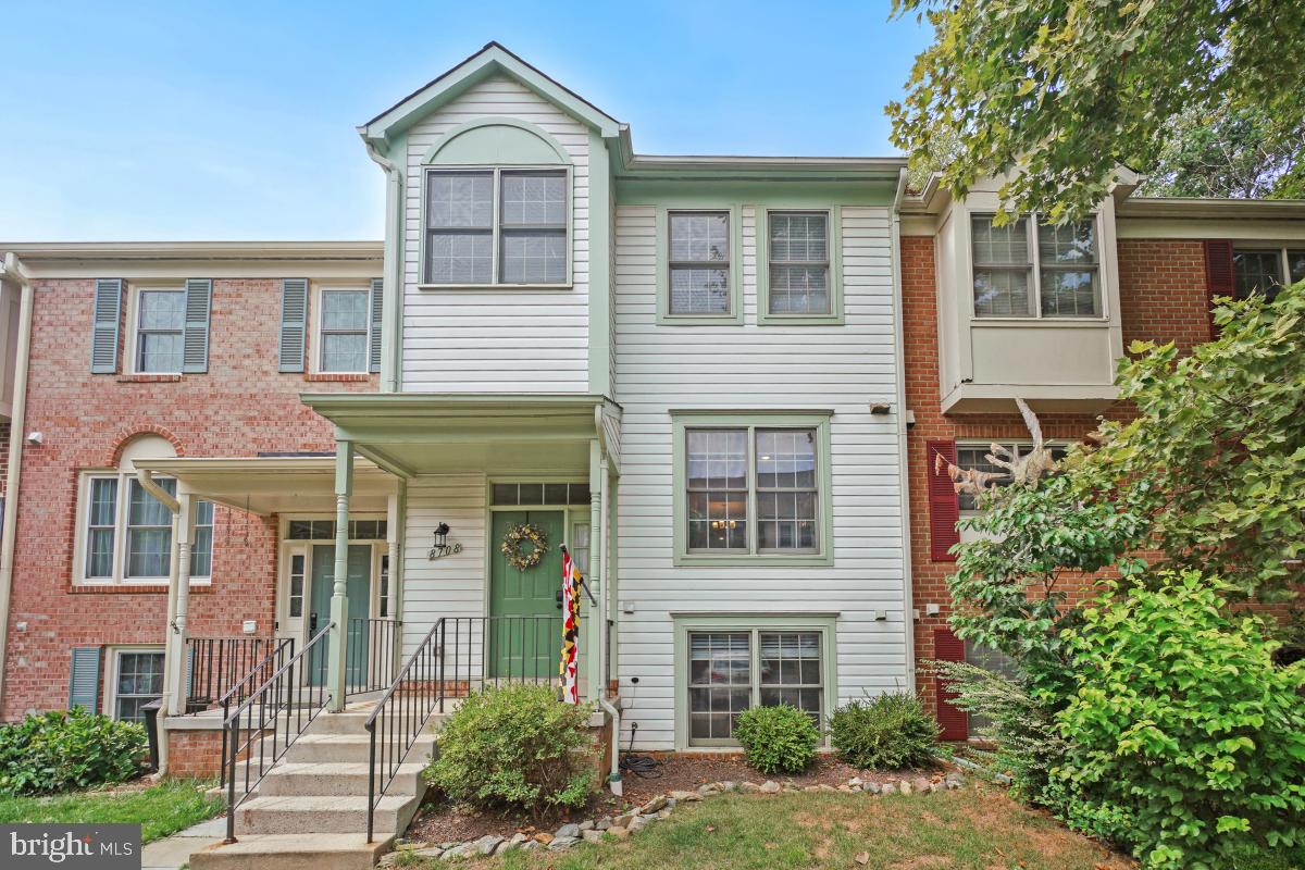 Welcome to 8708 Delcris Drive, where comfort meets convenience in a community you’ll love calling home. This spacious 4-bedroom, 3.5-bath, 3-level townhome with a loft has been thoughtfully updated over the past few years with a new HVAC system, skylights in the loft, front-load washer and dryer, stainless steel appliances, granite countertops, updated bathrooms, and beautiful engineered hardwood flooring. The main level offers a bright, open living area that leads to a private deck with relaxing views of the neighborhood pool, walking path, and lake. The fully finished walk-out basement expands your living space with a large recreation room, additional bedroom, and full bath, plus access to a new paver patio and fully fenced backyard perfect for entertaining or relaxing. Ideally located near shopping, dining, and all major roadways, and with access to all the wonderful amenities Montgomery Village offers, this home truly has it all. Welcome home!