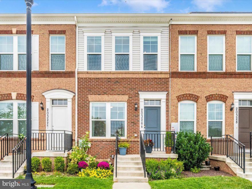 Better than new! This gorgeous 3-level townhome is bright, light-filled, and spacious. As you enter you'll notice that the entire main level is open and inviting. The kitchen island is the centerpiece with seating for four. Ideal for entertaining! The living room is bright and comfortable. The formal dining area includes a coffee bar and provides access to the deck. This level is finished with LVP flooring, custom shelves, stainless appliances, granite counters, and lovely decorator touches. Moving upstairs you'll find TWO primary bedroom suites - both with private bathrooms and walk in closets. The laundry is conveniently located here too! Downstairs you'll find the third bedroom which is large enough to also serve as a home office. There is a full bath, coat closet, and additional storage. The garage is accessible from this level and has the option to heat/cool the space, so it can be a year-round gym or informal flex space if not used for the car. There's reserved street parking as well as plenty of visitor parking spaces, plus a driveway. Convenient to shopping, local government services, library, Black Rock Center for the Arts, restaurants, Top Golf. Plenty of transportation options with easy access to the Germantown Transit Center and I-270.