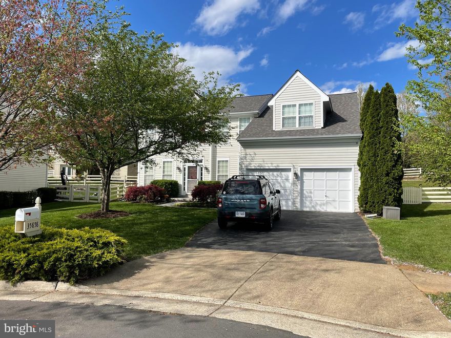 PRICE REDUCED, SELLERS NEED A QUICK SETTLEMENT! WELCOME TO THIS BEAUTIFUL 4 BEDROOM, 3.5 BATHROOM HOME IN A NEIGHBOR-FRIENDLY CUL-DE-SAC THAT RESTS ON A HUGE FENCED-IN BACKYARD ON A .26 ACRE LOT WITH A BEAUTIFUL FLAGSTONE PATIO. BRAND NEW CARPET JUST INSTALLED AND FRESH PAINT THROUGHOUT! SEPARATE LIVING ROOM AND DINING ROOM, LARGE DEN/OFFICE WHICH IS PERFECT FOR TELEWORKING OR DISTANCE LEARNING ON THE MAIN LEVEL. KITCHEN WITH BRAND NEW CORIAN COUNTERTOPS, BRAND NEW STOVE AND DISHWASHER, MICROWAVE AND REFRIGERATOR IN 2020 AND CORNER PANTRY. 2 LEVEL FAMILY ROOM WITH A WARM WOOD-BURNING FIREPLACE. KITCHEN ALSO HAS WALK-OUT TO FLAGSTONE PATIO WITH A SITTING WALL. LARGE MASTER BEDROOM AND MASTER BATHROOM WITH DUAL VANITIES, SEPARATE SHOWER AND SOAKING TUB. SPACIOUS 2 CAR GARAGE. BASEMENT IS MOSTLY FINISHED WITH A FULL BATHROOM, AN EXTRA ROOM THAT CAN BE USED AS A BEDROOM, AND BUILT IN BOOKCASES. PLENTY OF STORAGE SPACE! BEDROOMS AND GREAT ROOM ALL HAVE CEILING FANS. NEW ROOF IN 2020. MINUTES FROM ROUND HILL ELEMENTARY SCHOOL AND WOODGROVE PARK. WELCOME HOME!!