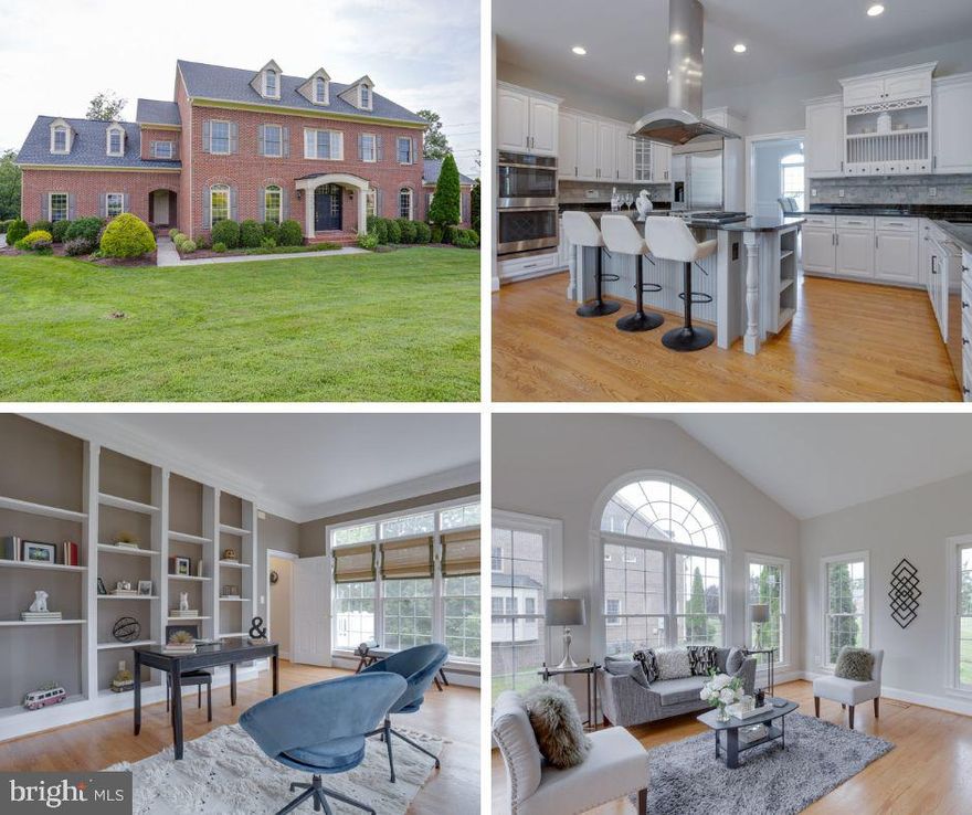Exquisite, brick-front estate home with nearly 7,000 square feet of finished living space, situated on 1.25 grassy acres in the desired Occoquan Overlook community. This is luxury living at its finest!
Enter the bright front foyer, flanked by the formal living and dining rooms, accented by arched doorways, crown molding, chair rail with picture and decorative trim work. Hardwood floors guide you through the main level, starting in the living room and into the light-filled sunroom--the perfect place to snuggle up with a book or take a nap. The private library features floor to ceiling built-ins and windows, overlooking the trees. The rear foyer opens to the elevated deck, ready for summer grilling and watching the fireflies. 
Step through to the family room with 3-sides of windows and a stone-face gas fireplace. The family room is open to the kitchen--updated with stainless steel GE Monogram appliances, granite countertops, and modern hood fan. The large custom-color island offers extra seating and the prep space your inner-chef craves. The walk-in pantry provides plenty of space for all your kitchen gadgets, and the secondary entry makes unloading your Costco haul a breeze and keeps the crew's stuff out of sight! 
Move the party downstairs to the expansive lower level rec room. With a wet bar and full size refrigerator, you can craft cocktails while the crew hangs out. The French door opens to a paver patio and into the grassy yard. Roll into the theater room, with dramatic paint and custom "screen" on the wall. Whether it's the newest Mission Impossible thriller or the big sportsball game, you'll feel like you're part of the action! Bonus room in the rear includes a large window to view the movie screen--great for a home gym or hobby space. The large bonus room off the main area has access to the fourth full bathroom, and can be used as guest space, play room, storage--use your imagination!
Ready to wind down? Head upstairs to the serene primary suite. Escape the hustle and bustle of the everyday to your own haven! The bedroom has a dramatic vaulted ceiling and overlooks the trees. A 3-sided glass fireplace divides the sleeping and sitting areas, and access to not one, not two, but THREE walk-in closets, each with custom organizers and shelving! The large private bath has dual vanities, walk-in shower, private water closet, and luxurious jetted tub. Bring your own bubble bath! Down the hall is the spacious bedroom 2 with a private ensuite bath and walk-in closet. Bedrooms 3 and 4 share a Jack-and-Jill style bathroom with dual vanity. Don't miss the ultimate convenience--the laundry room with extra storage on the bedroom level!
Throughout the home you will find recessed lighting, whole-home speaker system, and beautiful architectural details. 
The 3-car garage offers space for your everyday vehicles, as well as those for weekend fun--kayaks, bicycles, ATVs, you name it!
This quiet community is tucked into the heart of Northern Virginia, with easy access to the major commuter routes 123, FC Parkway and I-95. There's so much to enjoy in this area, including Historic Occoquan, the Workhouse Arts Center, Fountainhead Regional Park, Burke Lake Park and other trails. Come visit and make this your new home sweet home!