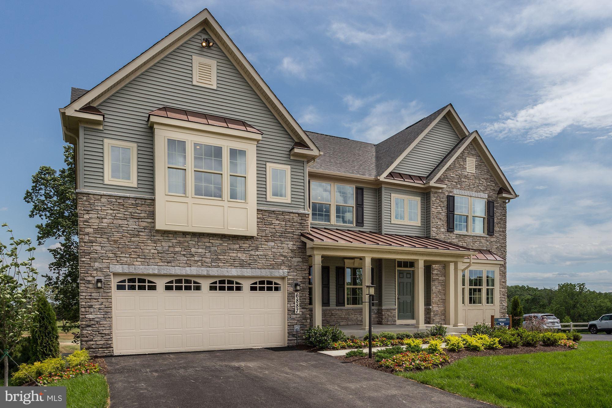 To Be Built-Corsica at Lake Linganore Woodridge! This home is sure to check off a lot of boxes on that wish list! It features over 3,300+ sq. ft, 2 car garage, gourmet kitchen, luxury interiors and much more! Come see the brand new addition to Frederick's resort style community. NOW receive $10,000 in closing cost assistance with use of NVR Mortgage! Images shown are representative. Hours- Mon-Fri-11-6, Sat-11-5, Sun-12-5.