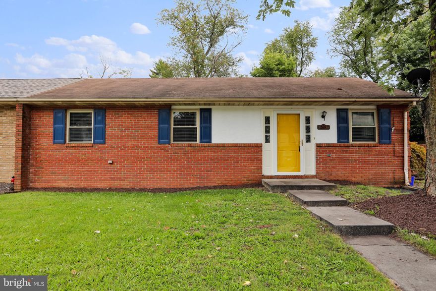 This adorable semi-detached rancher is a great starter home, or for those looking to downsize. Featuring 3 bedrooms and one full bath. Freshly Painted with updated kitchen cabinets and countertops. Enjoy main-level living with a large eat-in kitchen that leads to the deck.  Fully fenced large backyard with Shed. Plenty of parking. Conveniently located near I81 & I70, shopping, restaurants, and parks. Come see this gem today!