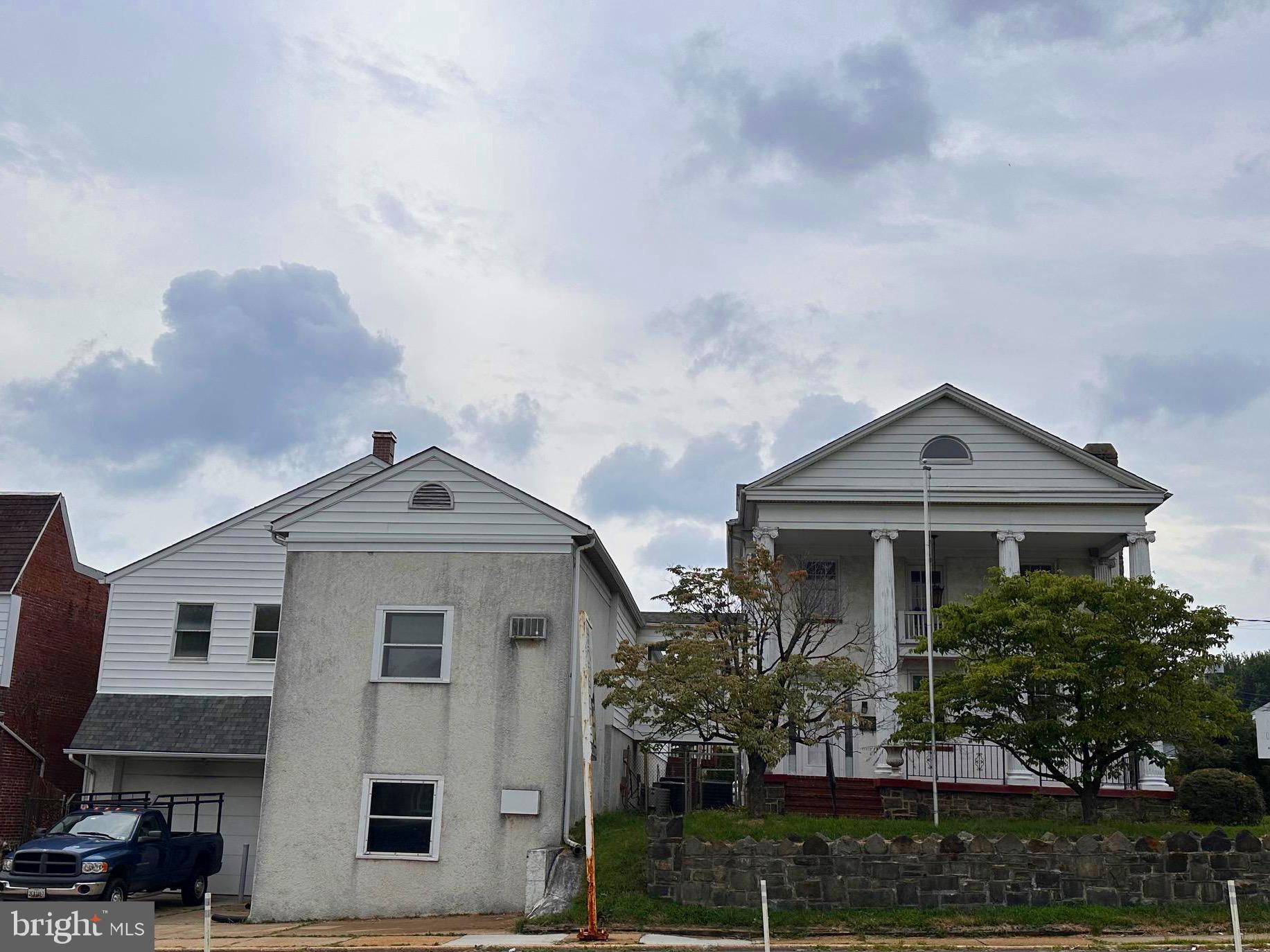 Unique opportunity to acquire this large bank-owned office and warehouse/flex building for substantially below assessed value. If you need space to accommodate many employees or guests with room for expansion, this is the one. Recent occupants have included Architect, Design, and Construction firms. Over 9200 sq. ft. of combined space with nearly three-quarters for office use and the remainder for warehouse with overhead door facing Harford Rd. Office space includes a 3-story management and administrative facility, multiple conference rooms, server, plot and storage rooms. The feature space is a large open room with vaulted ceilings and nearly 2,800 square feet of space ideal for uses like a large bullpen, fellowship hall, training facility, or gathering space. Warehouse space includes a large drive-in bay with over 2,000 +/- square feet. There is an additional 475 square foot office space with a private entrance. Warehouse is currently leased on a month-to-month basis for $3K/mo. Updates were made by previous occupant for mechanical, electrical, lighting, fire, security, and phone/data/computer cabling. The property is conveniently located just 5 minutes for the Balto. Beltway (I-695) and just steps from restaurants, Parkville’s Main Street shops and boutiques, and right across from the bustling and newly renovated Parkville Shopping Center. The property is comprised of two separate parcels. Both buildings are connected by a spacious enclosed bridge. The buildings have multiple points of entry for egress. This versatility makes it ideal for a single end-user or multiple tenants. Property addresses are 7526 and 7518 (tax Id s 0327365470A009 / 0327367470A007.