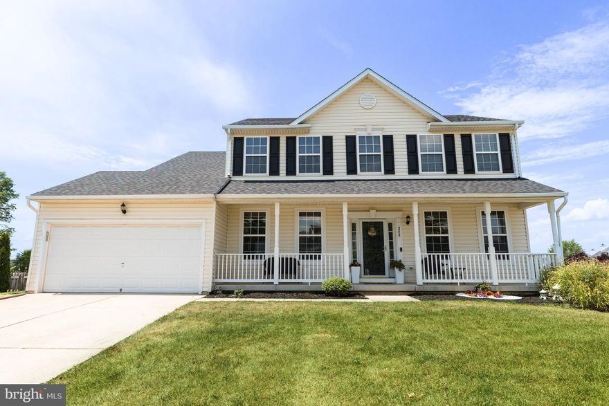 You won't want to miss this immaculate, move-in ready, 4-bedroom, and 3.5 bath colonial home. The main floor features an open two-story foyer that separates the formal dining room and living room (currently used as a playroom). The kitchen offers 9' ceilings and recessed lighting, granite countertops, stainless steel appliances, and breakfast bar (bar stools included).  The cozy family room creates an inviting space with luxury vinyl plank floors. The den/office space and .5 bath complete the main level. The upper-level features a primary suite with oversize walk-in closet, retreat to the beautiful spa-like bathroom featuring soaking tub, separate walk-in shower, double vanity, and luxury vinal plank floors, 3 additional rooms complete the upper level.  The finished basement offers a recreation space, full bath and a bonus room ready for your creative ideas maybe an exercise room, craft space, or playroom the options are endless! The laundry room and large storage area complete the lower level.  An added plus to the basement is the walkup stairs leading to the large, wide open level backyard! Enjoy the oversized maintenance free deck perfect for entertaining. Take advantage of long, hot summer days in the cool, sparkling pool with decking. 
*HVAC (2017), Roof (2022)

*Professionally cleaned and power washed!

Don't miss the opportunity to see this beautiful home schedule your appointment today.