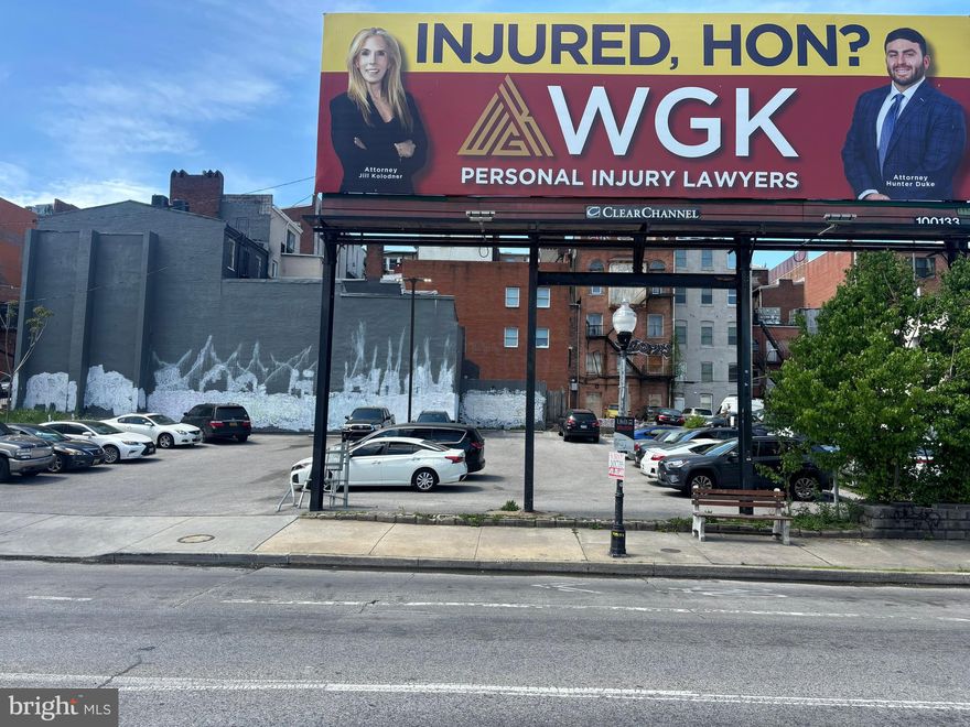 ONLINE AUCTION: This auction takes place on the Ashland Auction Group Website Bidding Platform. Bidding begins 04/30/2026 @ 10:00 AM. Bidding ends 05/04/2026 @ 11:00 AM. List Price is Suggested Opening Bid. Deposit: $25,000. To increase to 10% of the total purchase price within 48 hours. LOCATION! LOCATION! LOCATION! RARE OPPORTUNITY! 
Large Parking lot located in Downtown Baltimore City. Property is across from Mercy Medical Center. Nearby attractions include Lexington Market, CFG Bank Arena, National Aquarium, Baltimore Community Center, & all the nearby attractions in the Inner Harbor & Harbor East. Easy Access to Major Traffic Artery I-83.