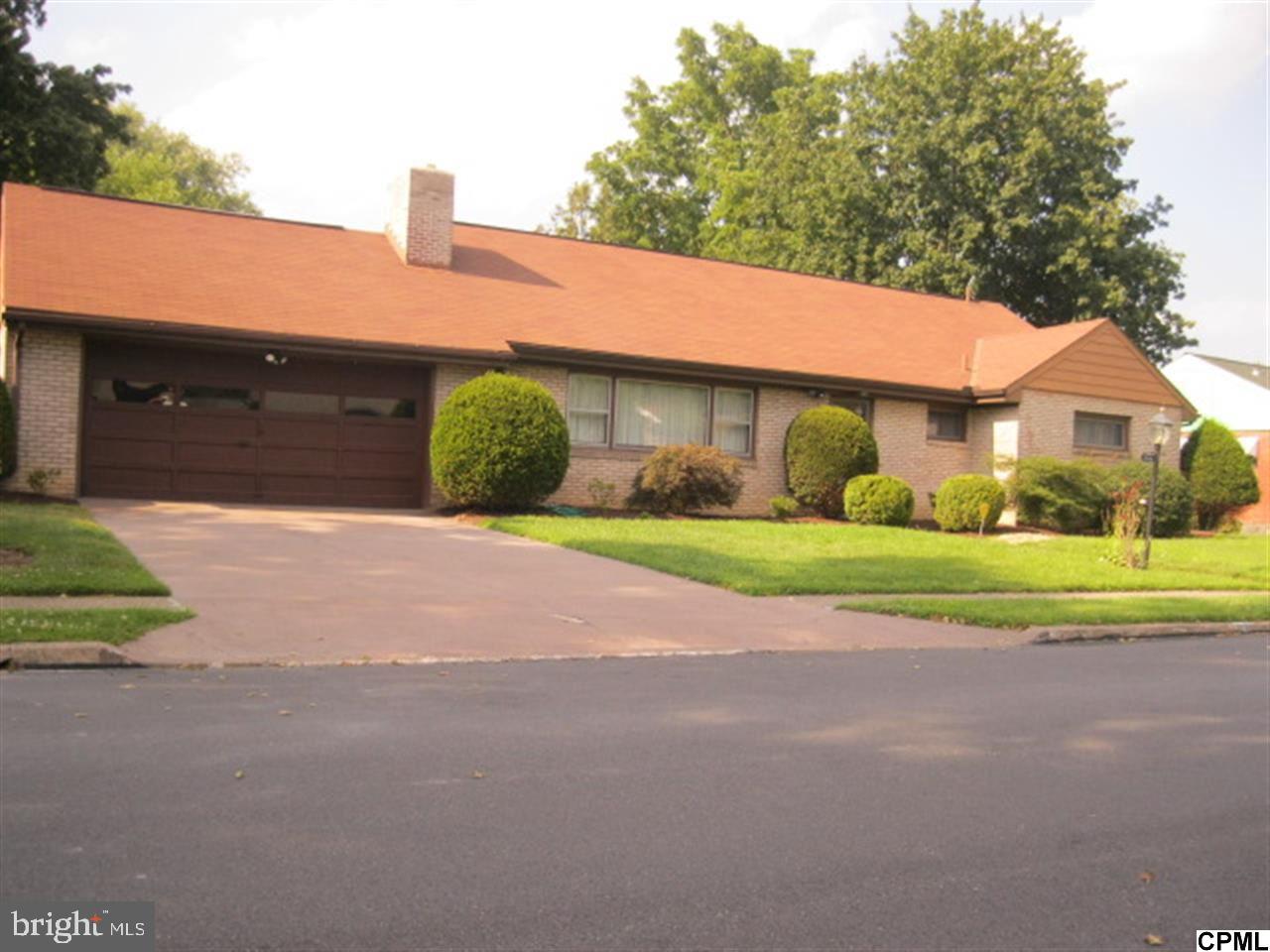 Brick ranch in convenient location. 9X12 room off kitchen would make great office, den or nursery. So much potential for the lower level- recently painted, all new doors, windows, ceilings and lights. 10X16 room houses washer/dryer behind double doors, whirpool tub and powder room. 39X12 room with cedar closet. Smaller room, 23X12, could be craft/hobby room. Large patio and 12X12 brick area with gazebo frame. Must see!