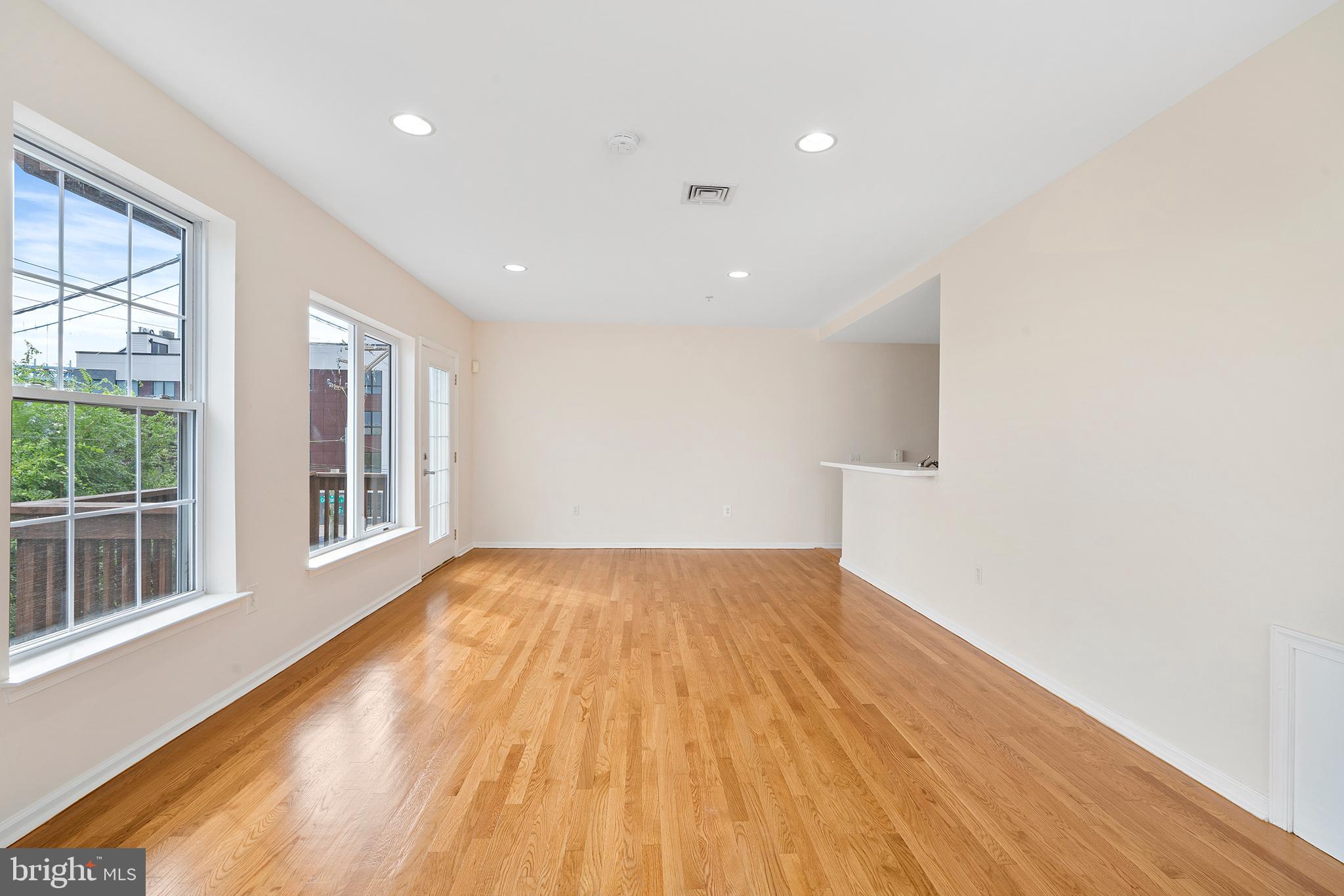 Available Now! GARAGE PARKING INCLUDED! Finally, a rental that checks every box! Parking. Check! Outdoor Space. Check! Open and Spacious Floor Plan. Check! Located just steps from the newly constructed waterfront trail and the heart of Northern Liberties' 2nd Street corridor, this perfect unit has it all! Entering this spacious condo you'll first pass in-unit washer/dryer and two coat/storage closets! The living space then opens up to a large kitchen/living/dining area finished with hardwood floors, an abundance of natural light and unobstructed river and bridge views. The views get even better stepping out onto your own private balcony perfect for a sunrise coffee or a drink at night with the lit up Ben Franklin. The interior of the condo is finished out with two spacious bedrooms (separate from one another at either side of the unit) each with its own updated bath. One enclosed garage parking space and private storage room included with the rental. Take a look today and call this unit your next home! Enjoy the easy access to Penn's Landing and show visitors a good time by the water at Race Street Pier, Cherry St Pier, Morgans Pier, and Spruce Street Harbor Park. Head to The Fringe Arts building nearby or unique restaurants, boutiques and art galleries. With easy access to I-95, I-76 and the Ben Franklin Bridge, you'll enjoy the convenience of an easy commute anywhere.