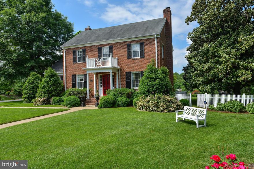 Exceptional Opportunity! Elegant Brick Center Hall Colonial on 3/4 acre lot in prime Alexandria neighborhood. From it's signature entrance to the fine architectural details and updates through this home delights the eye!  3/4 Bdrms, 3.5 Baths, private, beautifully landscaped yard. Walk to Metro, 20 minute drive to K St & Capitol Hill.