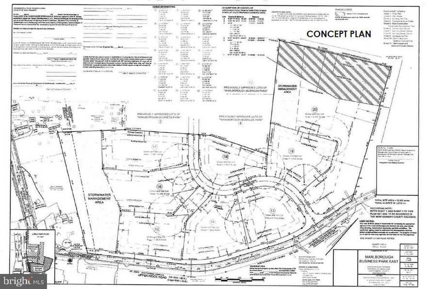 Great opportunity for a developer or user for 22.4 Acres of LI Zoned ground in convenient Marlborough Twp. Ripe and ready with Sewer available.  This is convenient to Rt. 63, Rt. 29, Rt. 73, and the Pa. Turnpike.