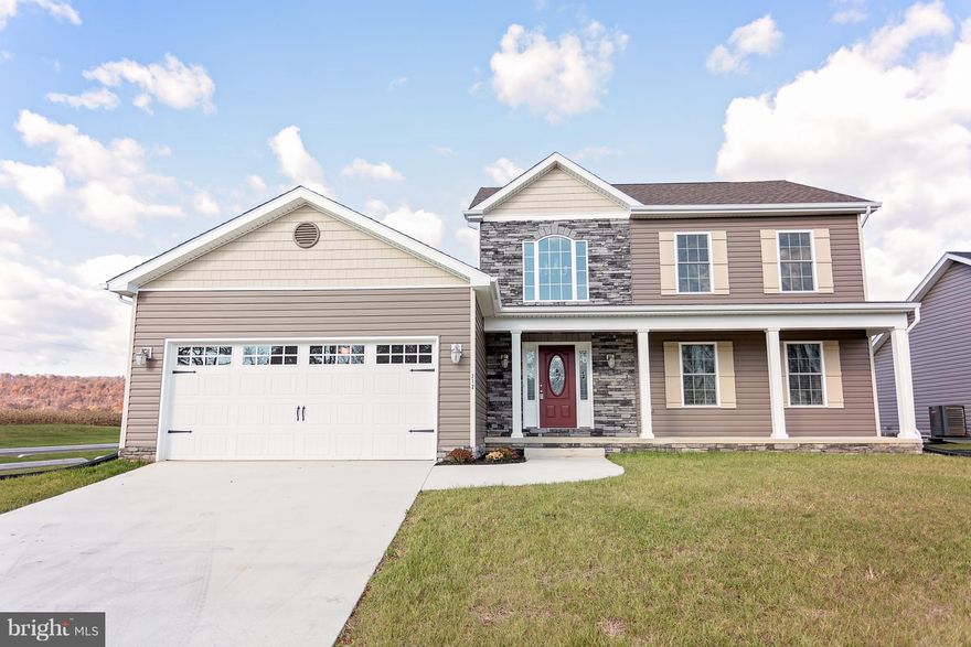 OPEN FLOORPLAN w/FIRST FLOOR MASTER SUITE. Country Kitchen w/Large Island & Dining Space. Standard Features include; Granite or Quartz Countertops / Stainless Steel Appliances / laminate Flooring / Finished Garage w/Insulated Garage Door & Garage Door Opener & more. HUGE unfinished, walk out Basement w/rough in. Call Now to Reserve your Lot! PICTURES ARE OF MODEL HOME & SHOW  UPGRADED FEATURES