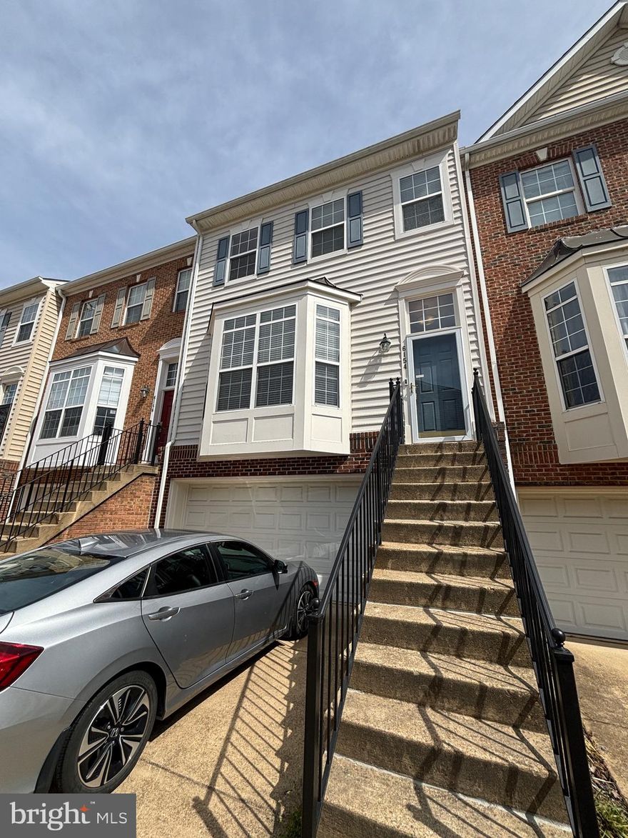 3 Bed 2/2 Bath, 2 Car Garage Townhome. Back to Trees. Deck, Fenced, Hardwood Floor main and upper level. Kitchen with Island. Well maintained.