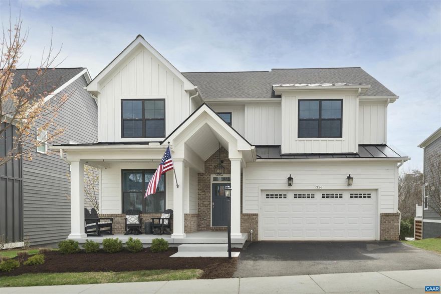 Welcome to this Arts & Crafts style home in Crozet?s highly sought-after Old Trail neighborhood, just minutes to Western Albemarle?s schools! This thoughtfully designed home offers a spacious and versatile layout with mountain views and seamless indoor-outdoor living. The open-concept main level features a living room with a coffered ceiling and a gas fireplace, flowing effortlessly into the kitchen and dining area. The kitchen includes a walk-in pantry and opens to a screened porch with an adjacent grilling deck?perfect for relaxing or entertaining while enjoying the wooded backdrop. Upstairs, the primary suite offers a private retreat with dual closets and en suite bath with a walk-in shower. Two additional bedrooms share a full hall bath, while a fourth bedroom features its own attached bath?ideal for guests or flexible living needs. The finished walkout basement adds even more space, including a large rec room, dedicated storage room and a 5th bedroom with full attached bath ? another option for guests or home office. The Old Trail neighborhood has resort-style amenities such as a pool, playgrounds, golf course, open fields, fitness center, trail system and restaurants. Ride the CROZET connect to Charlottesville/UVA grounds.,Granite Counter,Painted Cabinets,Wood Cabinets,Fireplace in Living Room