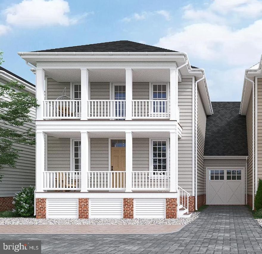 **To be built!  Welcome to this beautifully designed 1,980 sq ft home in Chester River Landing, offering modern comfort and timeless style. The home includes 3 bedrooms and 2.5 baths. Inside, an open-concept main level connects the living space, with cozy gas fireplace, to the gourmet kitchen and dining area—perfect for entertaining. Upstairs, the primary suite features a spa-like bath, large walk-in closet, and access to the private balcony. Two additional bedrooms share a full bathroom. the upstairs is complemented by a convenient second-floor laundry.  Catch a glimpse of the Chester River from the front porch or upper covered balcony, the perfect place to enjoy morning coffee or evening cocktails. 
Enjoy the waterfront lifestyle of the sought-after Chester River Landing community.
Deep water boat slips are available for lease or purchase. The community amenities include docks, in-ground pool, grilling and outdoor dining area right on the water, large firepit, a beach to launch kayaks, canoes and paddle boards, beautifully landscaped paths along the water's edge and much more! This home combines the charm of the Eastern Shore with the convenience of nearby marinas, shopping, and dining. Located just outside of downtown Chestertown and very close to the Chester River Yacht & Country Club.