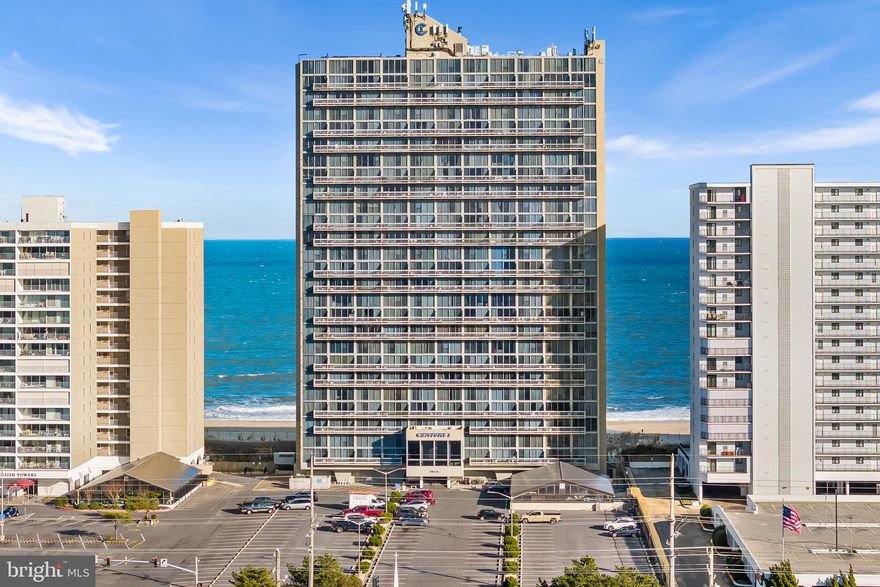 Rare Layout & Stunning 2 bedroom -3 balcony located in Century 1 Building-enjoy 2 story level with Entry into 2nd floor - on lower level there is a spacious Living room overlooking Direct Waterfront and guest room facing bay and private bath. Large and Clean Galley kitchen is convenient on this level with sit in area for dining! The Primary bedroom has a balcony facing the Ocean on its own private level. Floor to Ceiling windows, Huge Balcony on 14th Level for AMAZING PANORAMIC VIEWS! Watch the Sunset and the Sunrise in this Spectacular Unit!   Pool, Exercise Room , Parking, Security, Elegant Lobby and Sundeck! Don't miss this furnished-Move In Ready 14th Floor Unit.