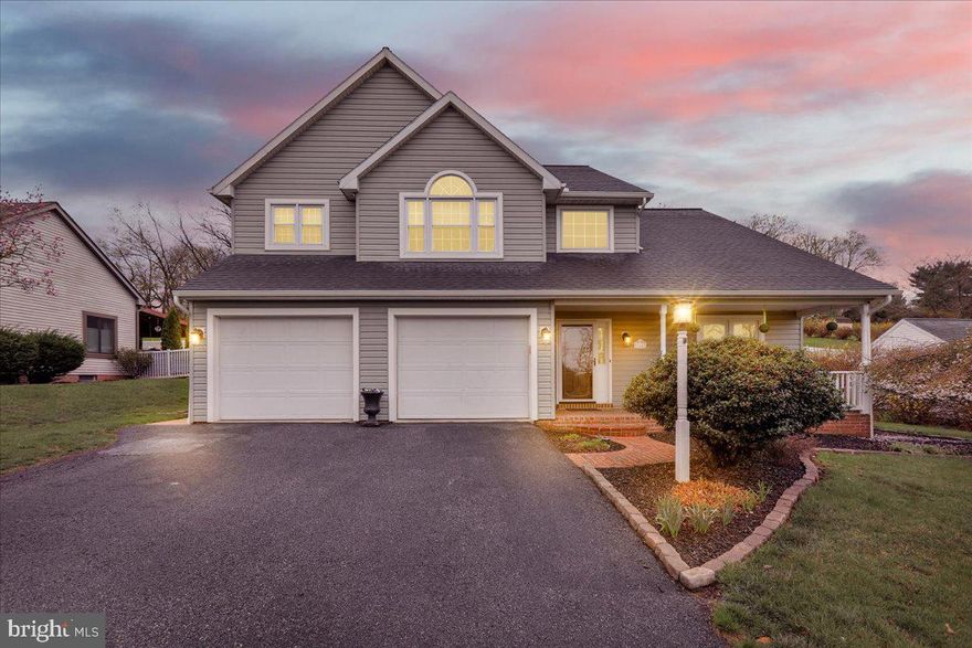 Nestled on over half an acre, this fabulous home offers the perfect blend of comfort and entertainment. Step inside to discover an open floor plan adorned with gleaming hardwood floors, creating a seamless flow throughout the main living areas.  The spacious dining room is ideal for hosting memorable dinners, while the kitchen, open to the family room, boasts modern amenities and a cozy gas fireplace, making it the heart of the home. Convenience is key with a first-floor laundry room, ensuring everyday tasks are a breeze. Retreat to the primary bedroom, featuring cathedral ceiling, hardwood floors, a generous walk-in closet, and a spacious primary bathroom.  Crafting room or office den space on the upper level is perfect for all of your creative ideas. The finished lower level is an entertainer's paradise, complete with a bar and a charming reading nook. Outside, the covered patio and inviting in-ground pool provide the ultimate setting for outdoor gatherings and relaxation. This home is truly an entertainer's dream, offering ample space for both intimate and larger gatherings.