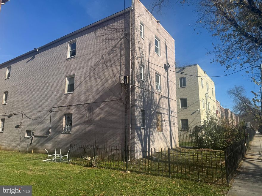 THE OPPORTUNITY
104 Atlantic Street SE presents a compelling opportunity to acquire a six-unit multifamily asset in the growing Congress Heights submarket of Southeast Washington, DC. The property consists of six 1BR/1BA units, with 50% current occupancy and an average in-place rent of $1,369. With strategic lease-up and light renovation, investors can unlock immediate value and long-term rent growth in a supply-constrained, workforce housing corridor.

UPSIDE THROUGH LEASE-UP AND LIGHT VALUE-ADD
With three units currently vacant, the property offers clear upside through unit turnarounds and operational stabilization. The existing rents are below market for the area, creating an opportunity to capture rental premiums through basic improvements and market-rate leasing.

EFFICIENT, RENTABLE FLOORPLANS
Each of the six units features a 1BR/1BA layout, ideal for young professionals, seniors, or singles seeking affordability within city limits. Smaller units keep turnover and maintenance costs lower, while offering solid cash flow potential in a high-demand rental bracket.

CONNECTED CONGRESS HEIGHTS LOCATION
Located near South Capitol Street and the Suitland Parkway, the property offers strong commuter connectivity via public transit. It sits directly adjacent to the C17 Metrobus line, which provides direct service to Downtown Anacostia and the Anacostia Metro Station. It is also walkable to the C11 line, offering service through Congress Heights, Navy Yard, and Downtown DC, with a final stop at L’Enfant Plaza, and southbound access extending to National Harbor. This level of transit access enhances the property's appeal to renters seeking affordable housing with convenient connections to major employment and entertainment centers across the District and Prince George’s County.