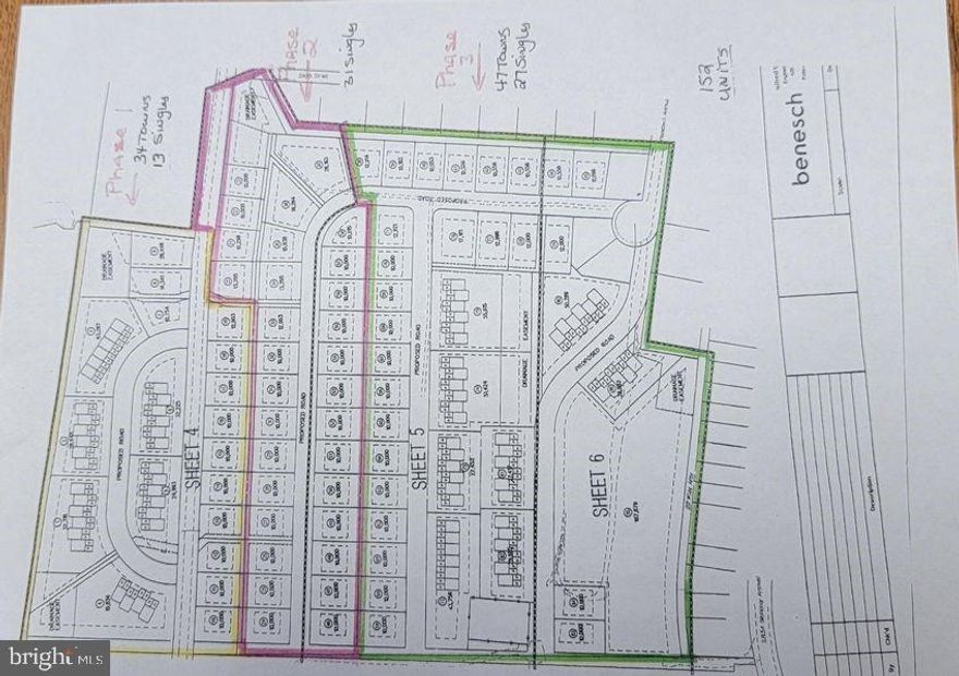 Incredible opportunity for an investor. Over 43 acres with a 152 unit Recorded Subdivision plan. (81 townhouses and 71 single family homes.) All of the plans, including utilities, have been laid out! (some approvals have expired.) Just a few miles from Hazleton and Interstate 81 where industry is booming and thousands of new jobs are slated to be coming to the area! We need housing and the investor who buys this
property will be able to provide it. Don't let this opportunity pass you by!