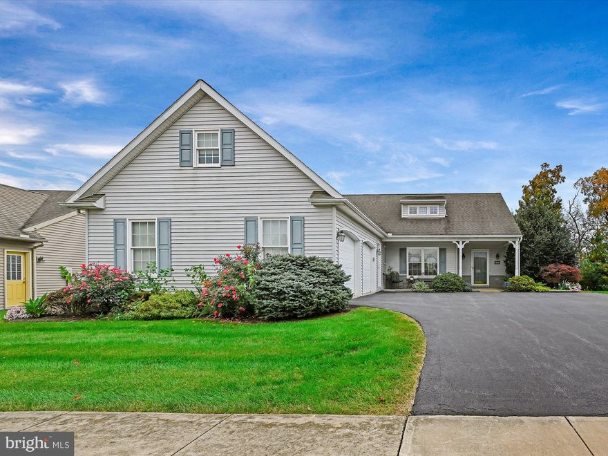 An elegant, well-maintained home perfect for one floor living or also enjoy the finished walk-out lower level with expansive storage space or the loft like upper level. An Open floor plan leads to a light-filled sunroom where all the seasons can be viewed from the cozy comfort of your home.
Located in a desirable 55+ community.