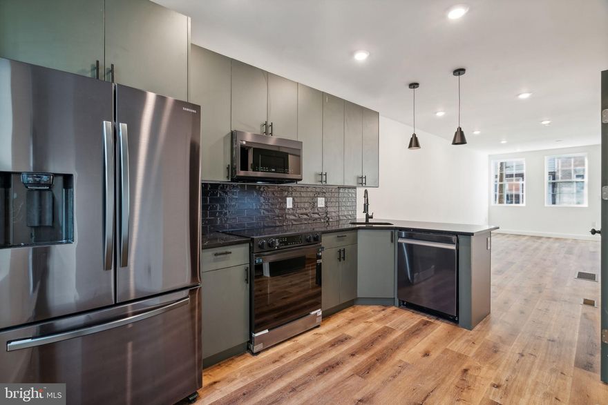 Welcome to this beautiful, newly renovated single family home! This stunning home boasts LVP Hardwood flooring and immaculate, high-end finishes throughout the bright & open floor plan that will be sure to catch your eye! The fully loaded Kitchen features modern European cabinets, quartz countertops, as well as access to a private, fenced-in backyard for easy entertaining. The fully finished basement offers additional living space that can serve as an extra bedroom, office or home gym. The second floor and third floors have generous bedrooms with fantastic natural light, and ample closet space.  Don't miss out on this opportunity, schedule your tour today!

Tenants are responsible for the following utilities: 
Water $50/mo flat fee (subject to change depending on the number of tenants)
Electric (based on usage) 
Gas (based on usage, if applicable) 
Internet 

Text the listing agent for a video tour!