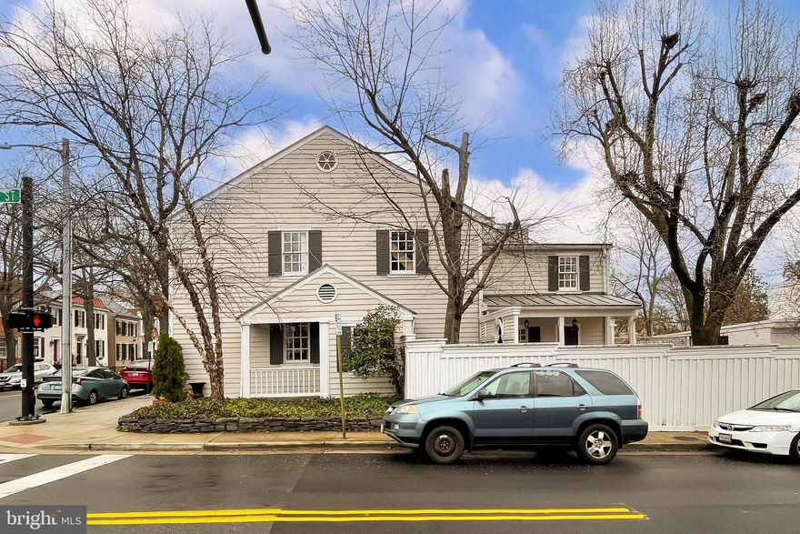 Completely remodeled historic and plaqued gem in Old Town built in 1820. Thomas Jefferson was still alive.  2 blocks to King St shops/restaurants, and other attractions. Gorgeous historic 200 year old hand-hewn hardwood floors. End unit with rare side main entrance and foyer, filled with light on all 3 sides, energy efficient windows, private garage +2 spaces. 3rd floor loft office/guest rm, Eat-in Kit with Viking gas range and Viking microwave, Subzero refrigerator/freezer. Remodeled baths, Large  enchanting private patio & porch. Historic block filled with other historic plaqued homes. 7/10 mile to Metro & Amtrak, 1/2 mile to Beltway. 4.3 miles to Reagan National Airport.