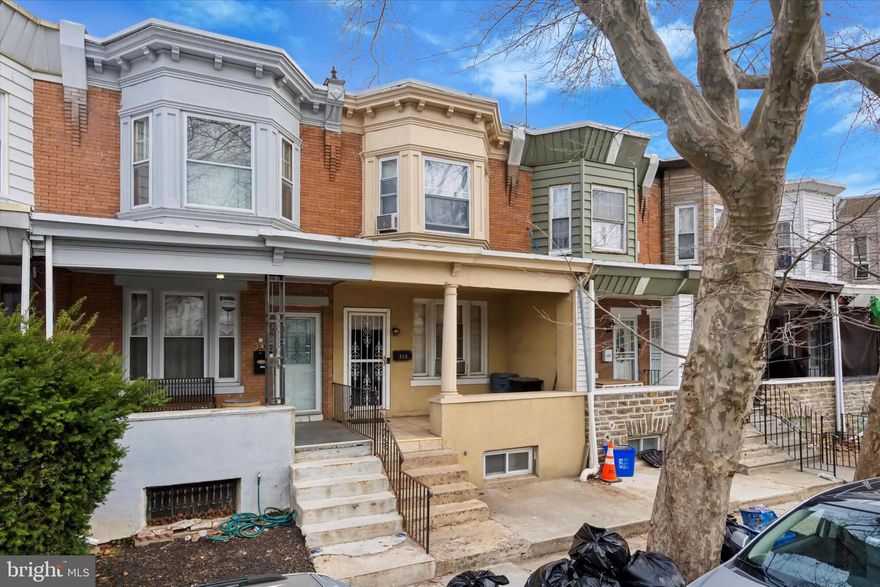 Your Future Home Awaits. Space and Potential!
Welcome to your future home, where space is the name of the game. This charming property boasts an inviting outdoor front patio and a covered porch, perfect for enjoying serene moments in the fresh air. The large rear yard provides ample space for gardening, entertaining, or simply relaxing in your private oasis.
Step inside, where high ceilings throughout the home make the space feel large. An expansive living room and dining room feature a built in bar. The basement's 8’ ceilings, making it spacious and ideal for conversion into a finished basement that suits your lifestyle needs and includes all utilities, including a newer boiler which was replaced in 2019.
This home includes three spacious bedrooms, each designed for comfort and storage. The bathroom received a modern facelift in November 2023, ensuring contemporary style and convenience.
Well placed in the Olney neighborhood, a block and a half away from the commercial district on N 5th St filled with local restaurants and shops. Several local bus routes and easy access to Route 1 make this home convenient for your travels. With the right vision and a little TLC, this property holds the promise of becoming the perfect home for you and your family. 
This home is eligible for the NeighborFirst loan which offers reduced interest rates, no PMI, and first time buyers will receive a $6k credit towards closing. Can be paired with Philly First Home Grant as well. To see if your buyer qualifies or for more information please contact the listing agent.