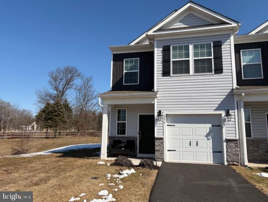 Beautifully maintained 3-year-old twin. This home offers modern floor plan and style.  Open concept features a spacious kitchen with granite countertops, gas cooking, oversized pantry, and an extended counter area for additional seating.   Home includes 3 nice size bedrooms and 2 ½ baths. The primary suite offers walk in closet and private bath with double sinks.  Home was designed with  smart home technology compatibility with multiple customization options.   Premium end of street location with no homes behind, providing added privacy. The charming neighborhood of Still Waters offers a country like setting on the edge of town while just minutes from shopping, restaurants, schools and major highways including the Quakertown Turnpike exchange.  Additional features include an extended length garage with automatic door opener, private driveway and overflow parking nearby. Reasonable  quarterly HOA fee covers lawn care, snow removal and trash service for easy living. Community walking path is an added bonus!