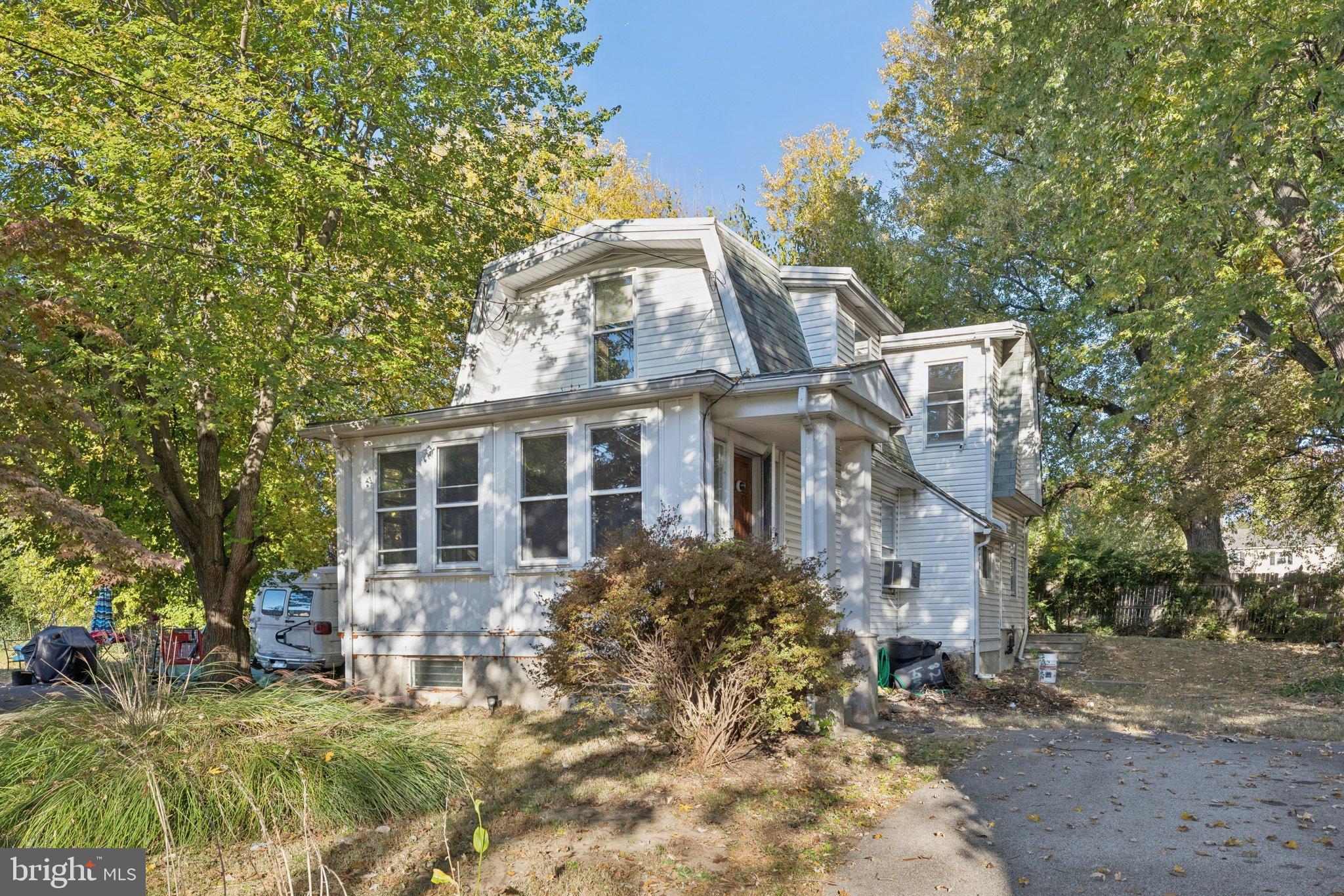 Now is your opportunity to take advantage of this 1200 ft.² plus property on an oversized lot in Delaware County! This property comes complete with large green frontage and an extended driveway leading to the property. Enter into a rather spacious living room and formal dining room with original hardwood floors throughout. Natural light pours in from the front and side windows. Continue through to the kitchen with a generous amount of counter space and cabinets that surround the kitchen on almost all sides. Off of the kitchen is access to the concrete patio and your outdoor space and also a doorway leading down to the full-size basement, which is ready for your all of your storage needs and potential finishing. Upstairs, you will find three bedrooms that share a full hall bathroom. With a little love this property can be made into your next home! Centrally located in Glenolden between the major roads of transportation Baltimore Avenue and Chester Pike, giving you close access to other parts of Delaware County, shops, and local restaurants and eateries. Consider adding seeing a 821 Lawnton Terrace to your list of properties today!