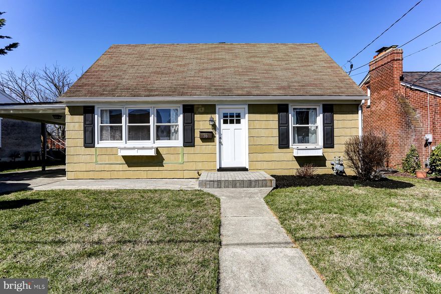Beautiful Cape Cod with Gleaming Hardwoods Throughout!  Stunning Kitchen, Remodeled Bathroom and New Paint Throughout!  New Gas Furnace and Hot Water Heater...Off Street Parking and Full Basement!  Come and See!