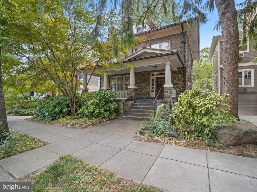 Opportunity knocks in Cleveland Park. Unprecedented chance to customize an architecturally significant home with unparalleled wooded views and private access to the Trageron Conservancy. This 1922 American Four Square is ready for its next chapter and features expansive square footage and spacious interior rooms across four finished floors, loads of original details and charm, multi-car tandem parking,  a single car garage, and an in-ground pool overlooking one of the most scenic and wooded parcels in all of Washington DC. Forever home worthy and sold as-is.