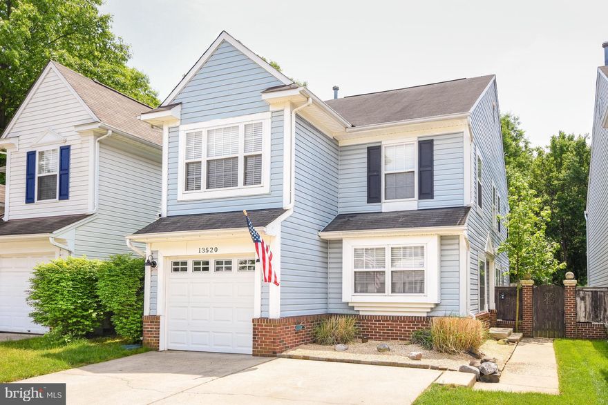 Lovely Two Story Colonial with Three Bedrooms, 2 1/2 Baths & One Car Garage. Recently Updated Kitchen with S/S Appliances. Open Floor Plan Includes Hardwood Floors. Master Bedroom En-Suite. All Bedrooms Are Generous In Size. Nice Fenced Yard with Deck & Covered Pagola. Close to Shopping and Public Transportation,