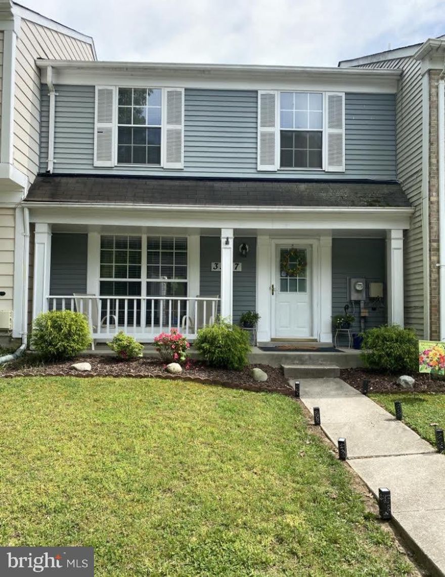 Cozy 3-bedroom townhome conveniently located in the sought-after Oak Pond neighborhood of Bowie. This freshly painted 3 bedroom 1.5 bath home has impressive upgrades, a fenced-in backyard, and is close to Allen Pond, Bowie Town Center, and several popular restaurants.  CLOSING ASSISTANCE AVAILABLE TO FULL PRICE OFFERS ONLY!

 All offers should be submitted by 9AM July 20th.