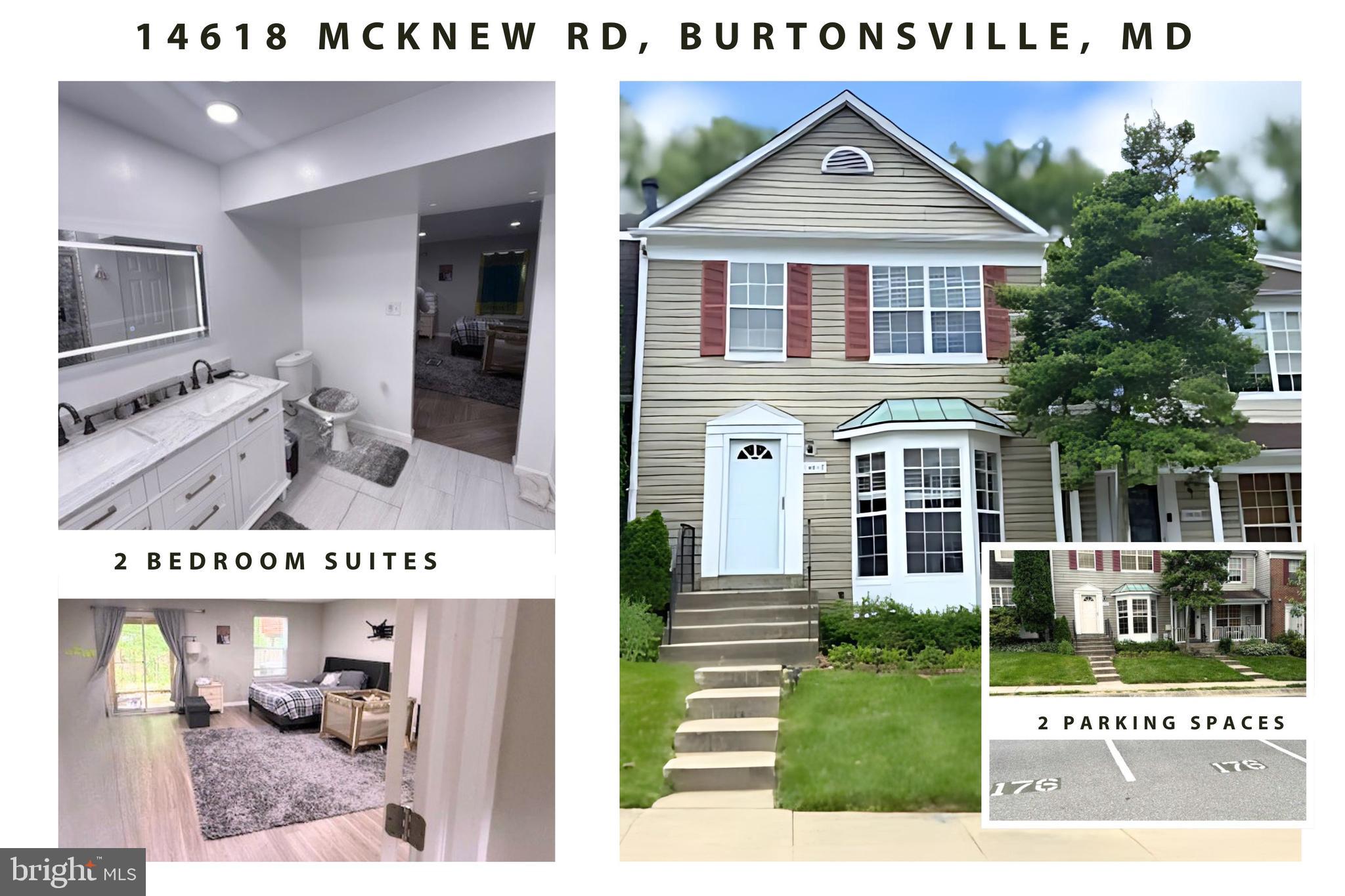An opportunity to purchase a 4-bedroom, 3.5-bath townhouse in Burtonsville! If you’re looking for a primary suite, this is a prime opportunity to have two full suites within your home.
Located in the sought-after Valley Stream Estates community, this well-maintained home spans three finished levels. The main level features a spacious, modern kitchen that opens to a full-size deck—perfect for outdoor dining and entertaining. Generous living spaces flow throughout the home.
The upper level includes a spacious primary suite with a walk-in closet and ensuite bath. A second suite is located on the lower level, featuring a walk-in closet and a beautifully updated bathroom with double sinks, an LED touch mirror, and built-in Bluetooth speakers—perfect for guests or multigenerational living.
Additional highlights include two assigned parking spaces, ample storage, and a convenient location close to major commuter routes and shopping. Don’t miss this incredible opportunity.