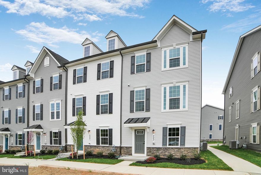 Brand New End Unit | 4 Bed, 3.5 Bath | 2-Car Garage | Prime Frederick Location

Be the first to live in this brand new end-unit townhome offering modern design, spacious layout, and premium finishes throughout. With 4 bedrooms, 3.5 bathrooms, and a 2-car garage, this home provides the perfect blend of comfort and functionality across three thoughtfully designed levels.

Entry Level: Private bedroom with en-suite bath — ideal for guests, in-laws, or a dedicated office space.

Main Level: Bright and open kitchen, dining, and family room area with easy access to a spacious deck. A convenient powder room completes the space — perfect for entertaining.

Upper Level: Three generously sized bedrooms including a luxurious primary suite with a walk-in closet and spa-like bathroom. The two additional bedrooms also offer walk-in closets and share a full hall bath. The laundry area with washer and dryer is also located on this floor for ultimate convenience.

As an end unit, enjoy added privacy and natural light throughout.

Located just minutes from Historic Downtown Frederick, Fort Detrick, and the National Cancer Institute, with easy access to Route 355, I-270, and I-70 — this home offers both comfort and commuter-friendly convenience.

Don't miss your chance to rent this beautifully designed, move-in-ready home in one of Frederick’s most desirable areas!