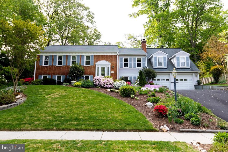 Welcome home to this lovely and expansive split foyer house in the sought after Middleridge community. Situated on a large lot off of a cul-de-sac, this extraordinary yard  has been lovingly landscaped and boasts extensive hardscape and an in-ground pool. The bright entryway leads up to a large living and dining room expanded by a beautiful open, sun-room/breakfast room addition which bathes the eat-in kitchen and back of house in light.  The kitchen has updated 42" custom cabinets, granite countertops and new luxury vinyl floors. The main level extends to a large primary bedroom with a walk-in closet and TWO en-suite full baths. (You don't have to share your bath with your partner!) This floor is rounded out by two good-sized bedrooms and a full hall bath. In the lower level family room where the hardwood floors extend,  you can get cozy by the brick wood-burning fireplace or test your skills at the pool table. An additional LARGE fourth bedroom and renovated full bath complete the lower level living spaces. There is plenty of room for a workshop in the laundry/utility room on this floor. Off of the sunroom you walk out to the composite deck area with extensive terraced landscaping. Its a wonderful place to serve an alfresco meal or wander up the wide composite staircase to the in-ground pool set in the grassy, park-like, secluded back yard. The garage is large with a huge secondary area for storage or working out. The yard is fully fenced and has an in-ground irrigation system to keep the grass and landscaping  watered and looking lush. This location can't be beat, with easy access to shopping, restaurants, GMU and major commuter routes.
Updates: 
2023  Roof,  Hot Water Heater, Kitchen LPV flooring 
2020 Main Floor Carpet Replaced
2019 Sunroom, Bay, and Casement Windows Replaced 
2018 Driveway Repaved 
2016 Trex Deck, Retaining Walls, and Front Walkway Installed