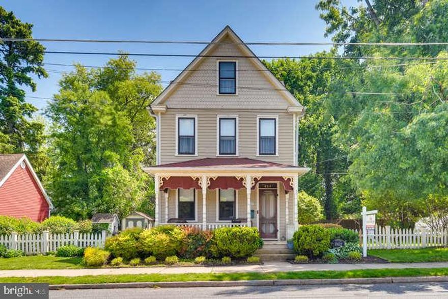 Make yourself at home in this charming Victorian in the heart of Havre de Grace! This beautiful four bedroom home on a quiet residential street, boasts many recent updates, custom finishes, and great walkability to downtown shopping and dining, and just a short six minute stroll to Tydings Park!  Step up to the covered front porch and admire the front vestibule area as you enter. The living room is ideal for family time and relaxation. The open dining area brings more character and functionality complimented by an electric fireplace and leads into the open kitchen. You'll truly enjoy cooking and entertaining in the renovated kitchen (which features 42 inch cabinets, granite countertops, stainless steel appliances, including a gas range. The kitchen leads through to the back of the house, with more recent renovations in an updated spacious master bath-separate shower & Jacuzzi, a main floor laundry and storage. A main level Master bedroom completes the package-with two closets . Upstairs, you'll enjoy the ample space-a walk-in closet adjacent to the 2nd master bedroom, plus two additional bedrooms.  A family room separates the bedroom areas with all having access to a full bath.  Enjoy the additional character offered by this home as you walk up the stairs to the third floor  used for storage now but could be a 5th bedroom/study/living area. The many large windows throughout this house allow for plenty of natural light to compliment the light and airy neutral paint colors. Custom finishes in this home add more value, such as original hardwood flooring on all levels & vintage lighting fixtures.  Features include central AC on second & third floor, two floor a/c units on first level (creating a dual zoned area for cooling), gas,hot water radiator heat, and gas hot water heater. The private, fenced backyard hosts an extensive area perfect for those summer barbecues.  Here, you have it all- a turn key home, in a prime location, that offers a lifestyle where you can walk to parks, shops and dining. All you need to do is move in!