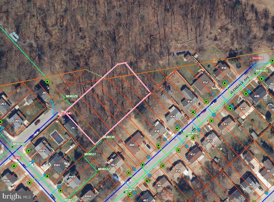 8 Platted lots in glen burnie with public water and sewer.  Roughly 3/4 acre.  Selling AS IS, bring offers.